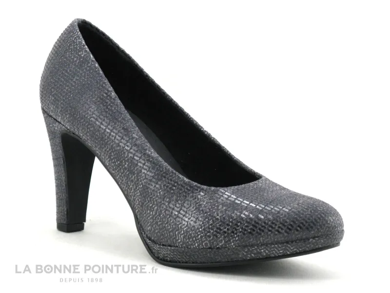 Achat chaussures Marco Tozzi Femme Escarpin, vente Marco Tozzi 2-22408-35 dk grey - Escarpin gris talon haut