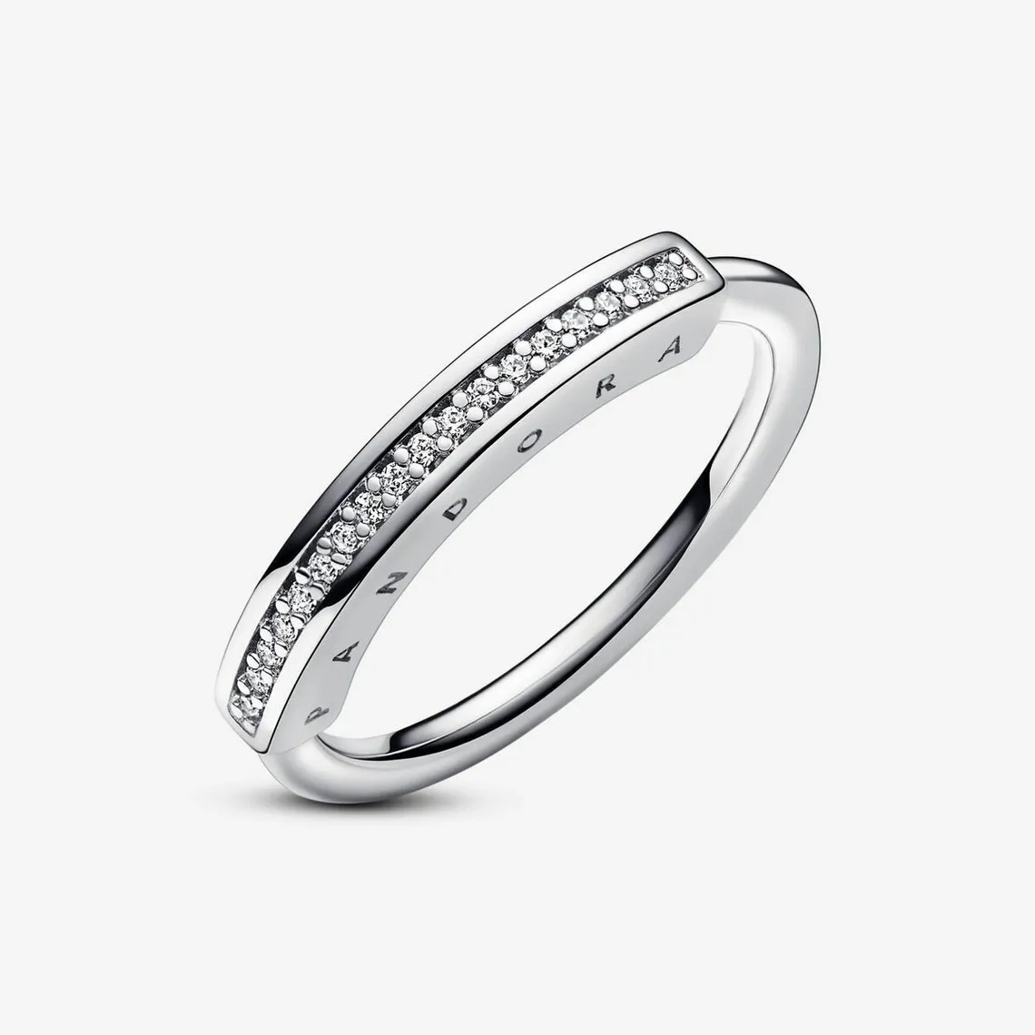 Bague argentée pour Femme Pandora Signature  | 3 Suisses