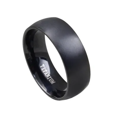 Bague homme Titanium mat