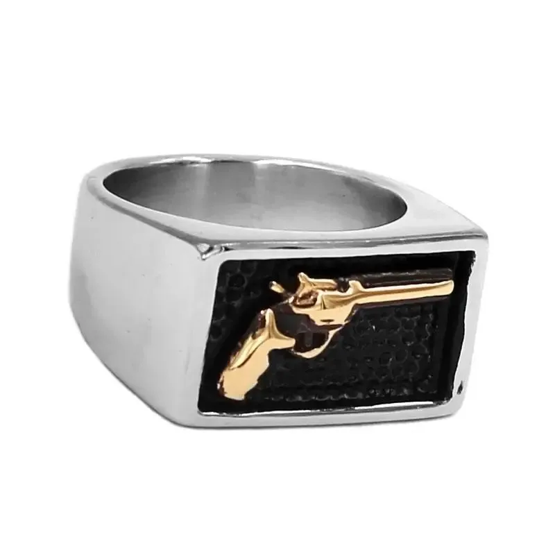 BAGUE MILITAIRE - MAGNUM (ARGENT)