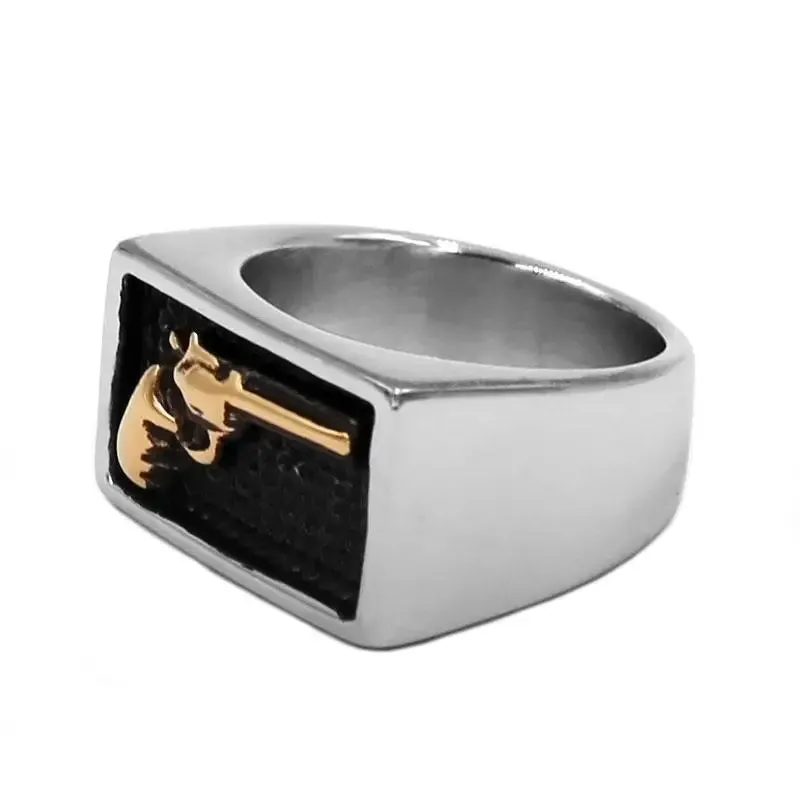 BAGUE MILITAIRE - MAGNUM (ARGENT)