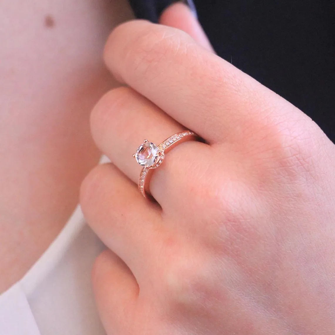 Bague pour Femme Finition Or Rose | 3 Suisses