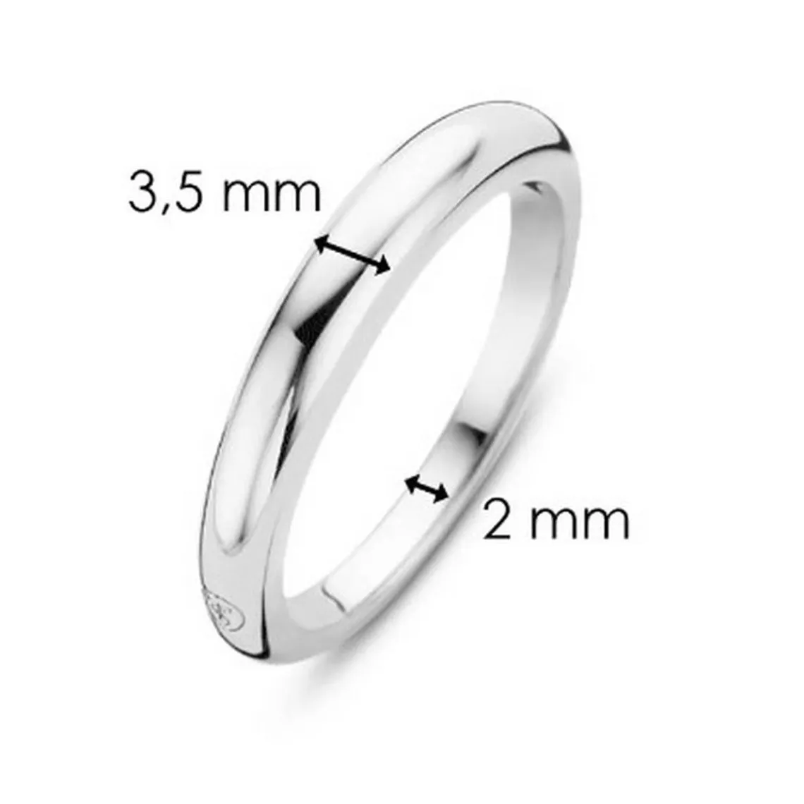 Bague Ti Sento 12104SI - Bague Argent Anneau Ti Sento Bijoux | 3 Suisses