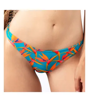 Bas de Bikini à Motifs Turquoise Femme Sun Project Brésilien