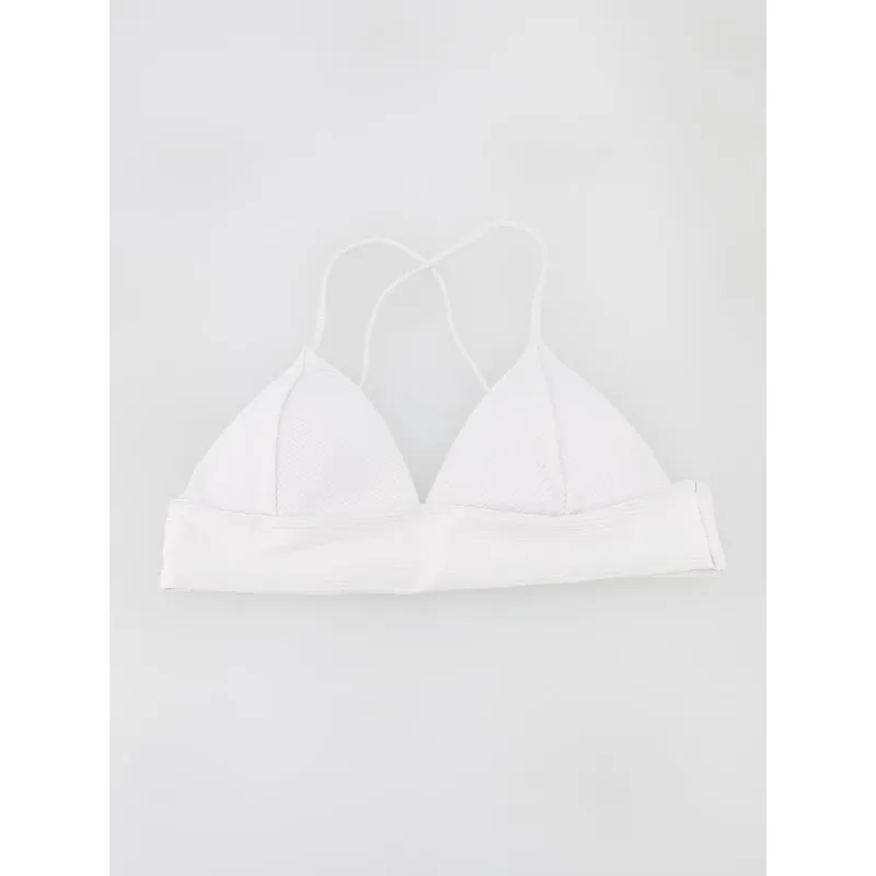 Bas de maillot de bain bikini côtelé bobby bleu femme - Only | wimod