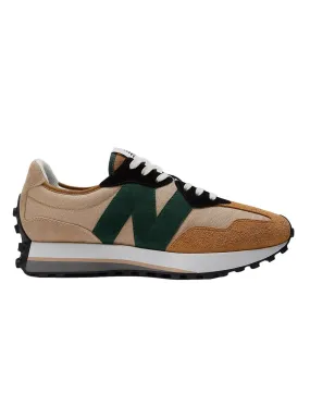 Baskets New Balance 327 pour Homme Camel