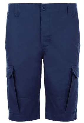 Bermudas coton multipoches - Homme - 01660 - bleu marine 