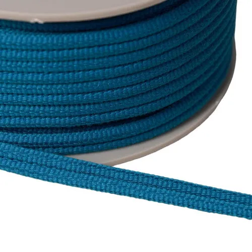 Bobine 20m double cordon 9mm bleu turquoise