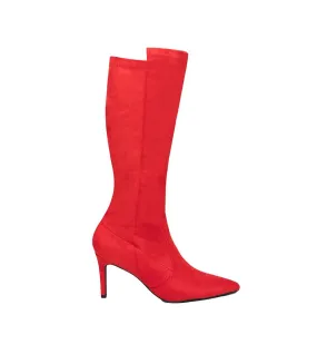 Bottes mi-mollet marta femme rouge Where's That From