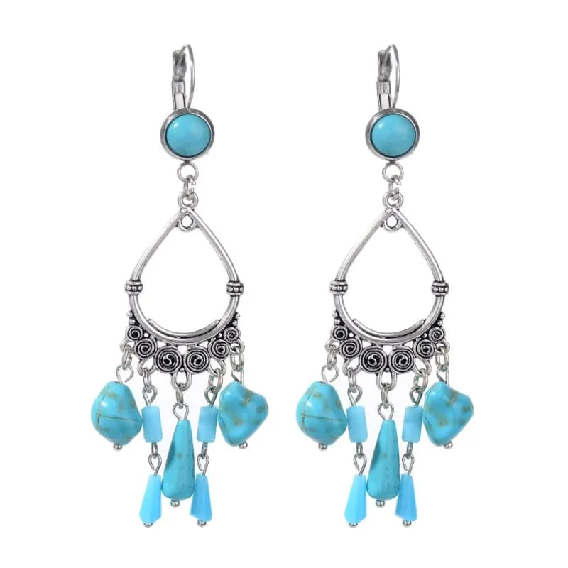 Boucles d'oreilles femme bohème