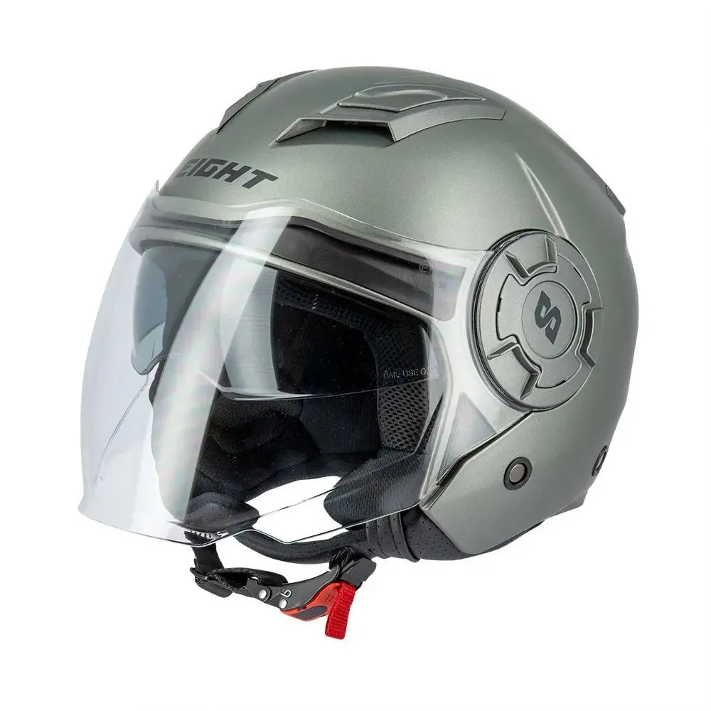 Casque Jet Gris Titanium - S749 Twister