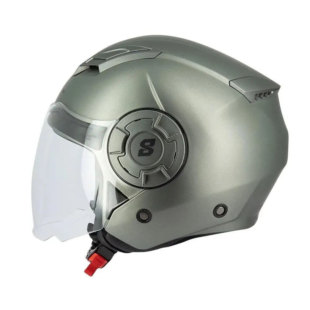 Casque Jet Gris Titanium - S749 Twister