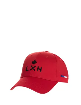 Casquette coton LXH Ref 57626 rouge