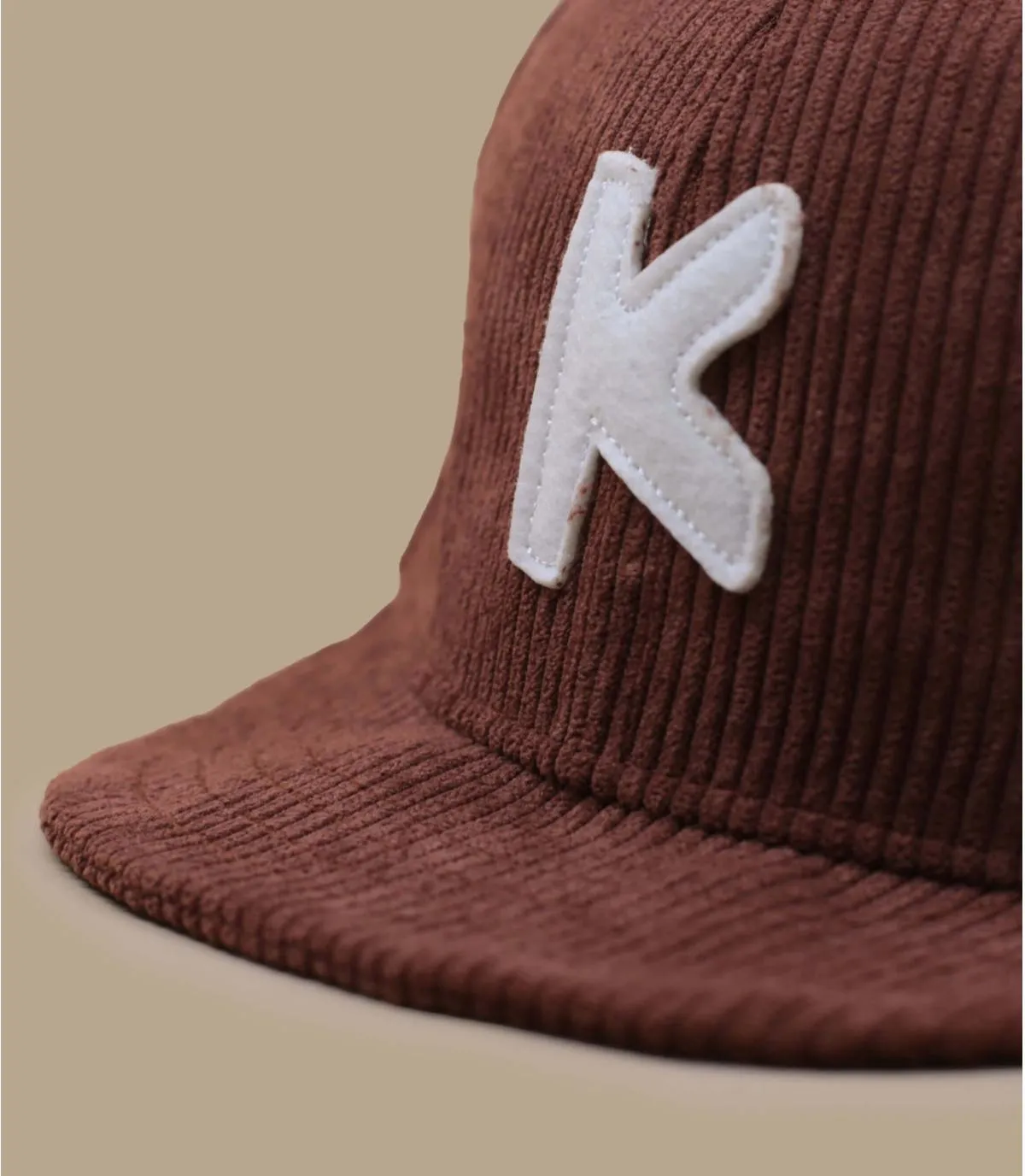 Casquette côtelée marron - Kcap red oak Kavu : Headict