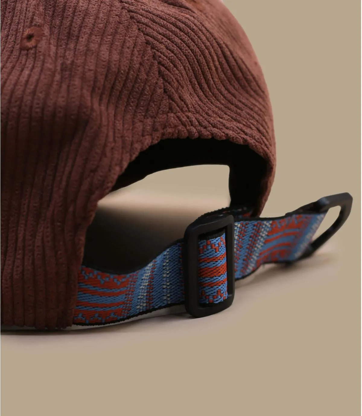 Casquette côtelée marron - Kcap red oak Kavu : Headict