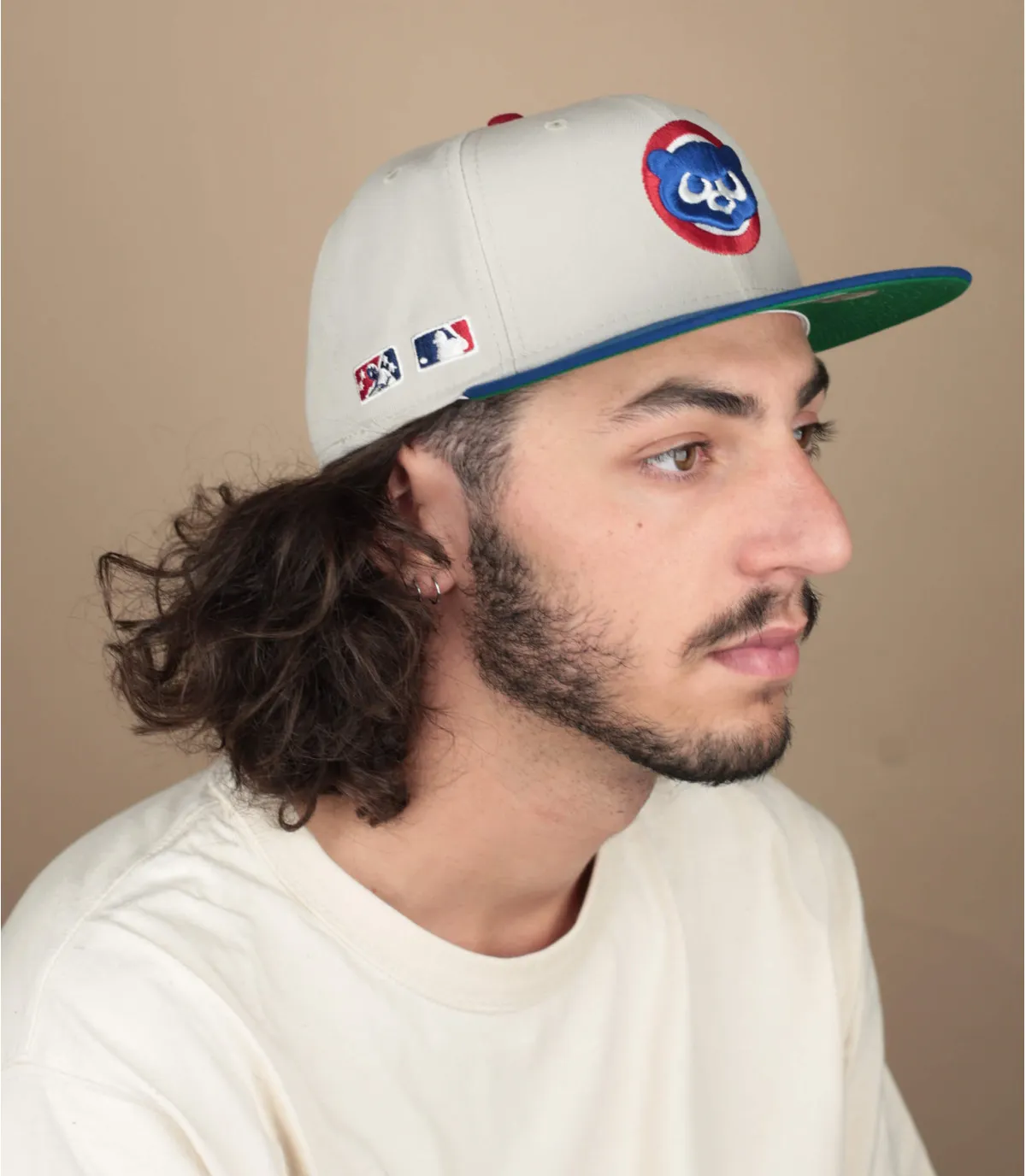 Casquette fitted Cubs beige - Casquette Farm Team 59Fifty Chicago Cubs stone New Era : Headict