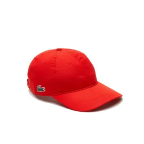 CASQUETTE LACOSTE SPORT LÉGÈRE UNIE ROUGE