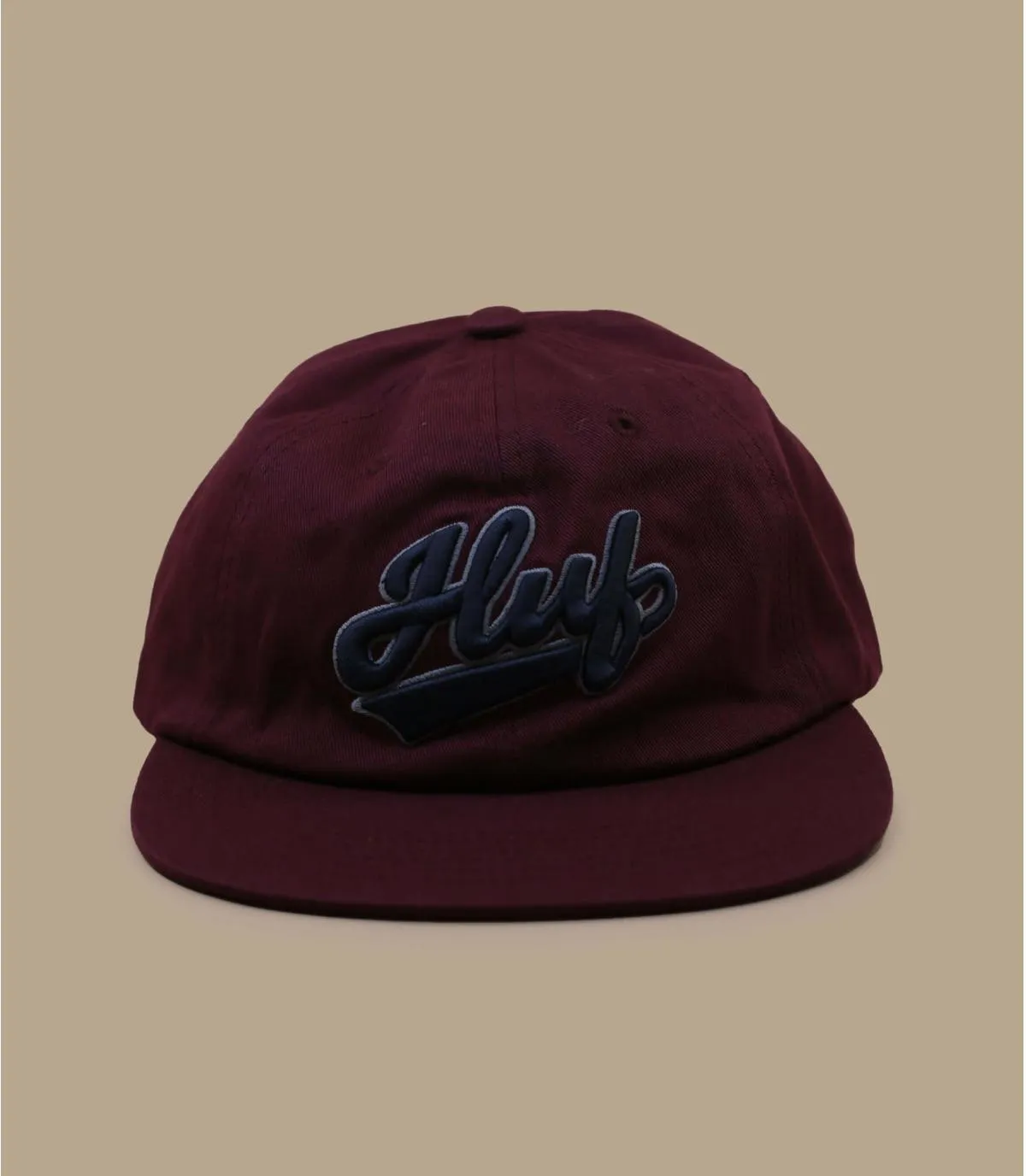 Casquette six panel bordeaux - Casquette Pop Fly 6 Panel crimson Huf : Headict