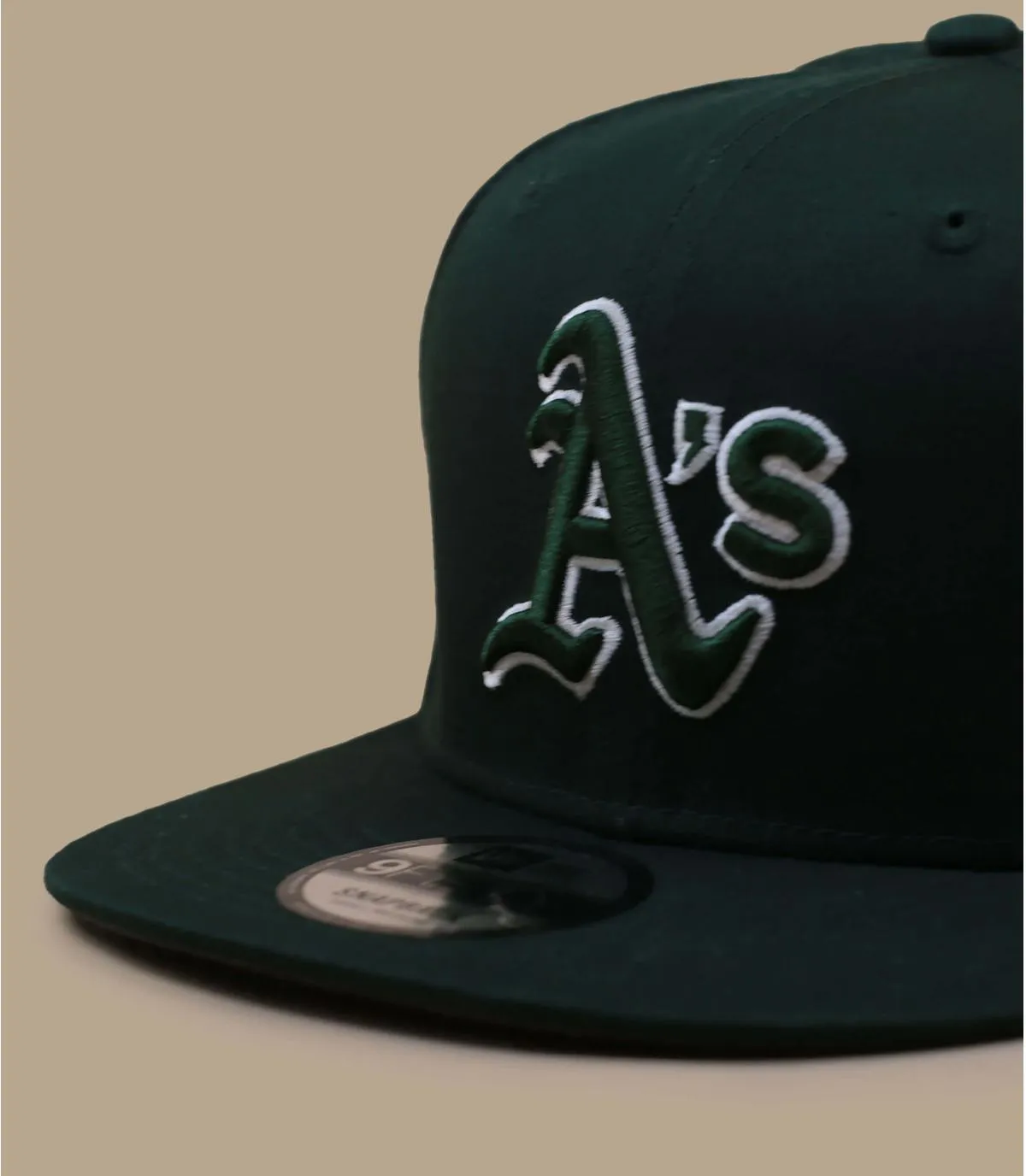 Casquette snapback Oakland athletic patch vert - Casquette Side Patch Script 9Fifty Athletics New Era : Headict