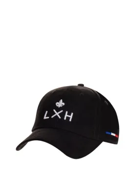 Casquette suedine LXH Ref 57632 noir