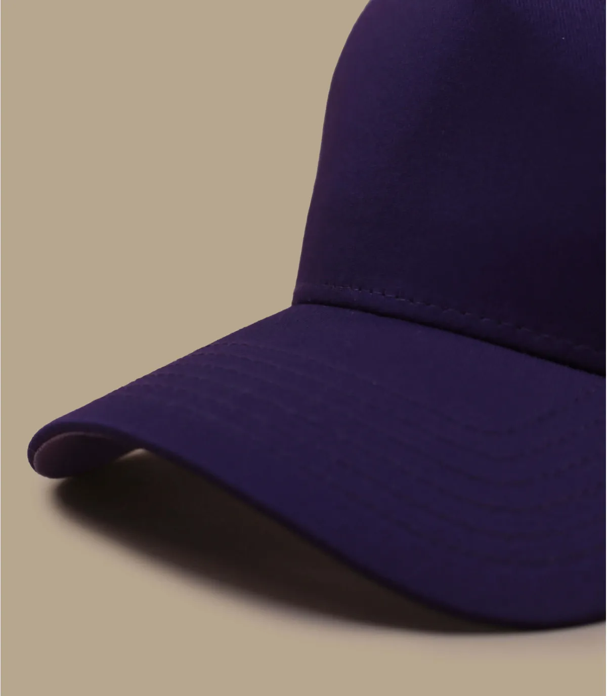 casquette trucker violette - Trucker Blank purple white : Headict