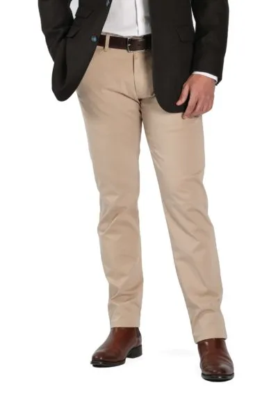 Chino homme gabardine beige - GRESLEY Costume pour homme Toulouse