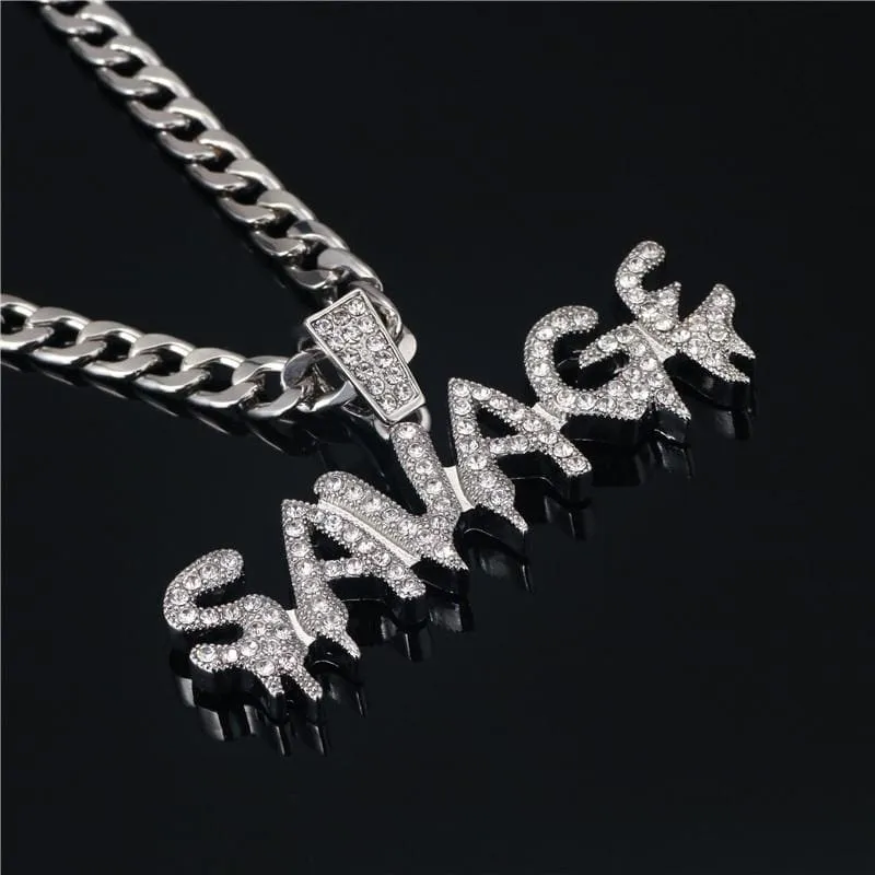 Collier Vintage  Bling Bling Rap