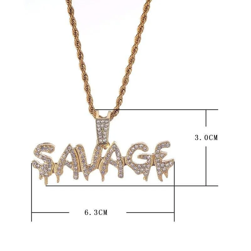 Collier Vintage  Bling Bling Rap