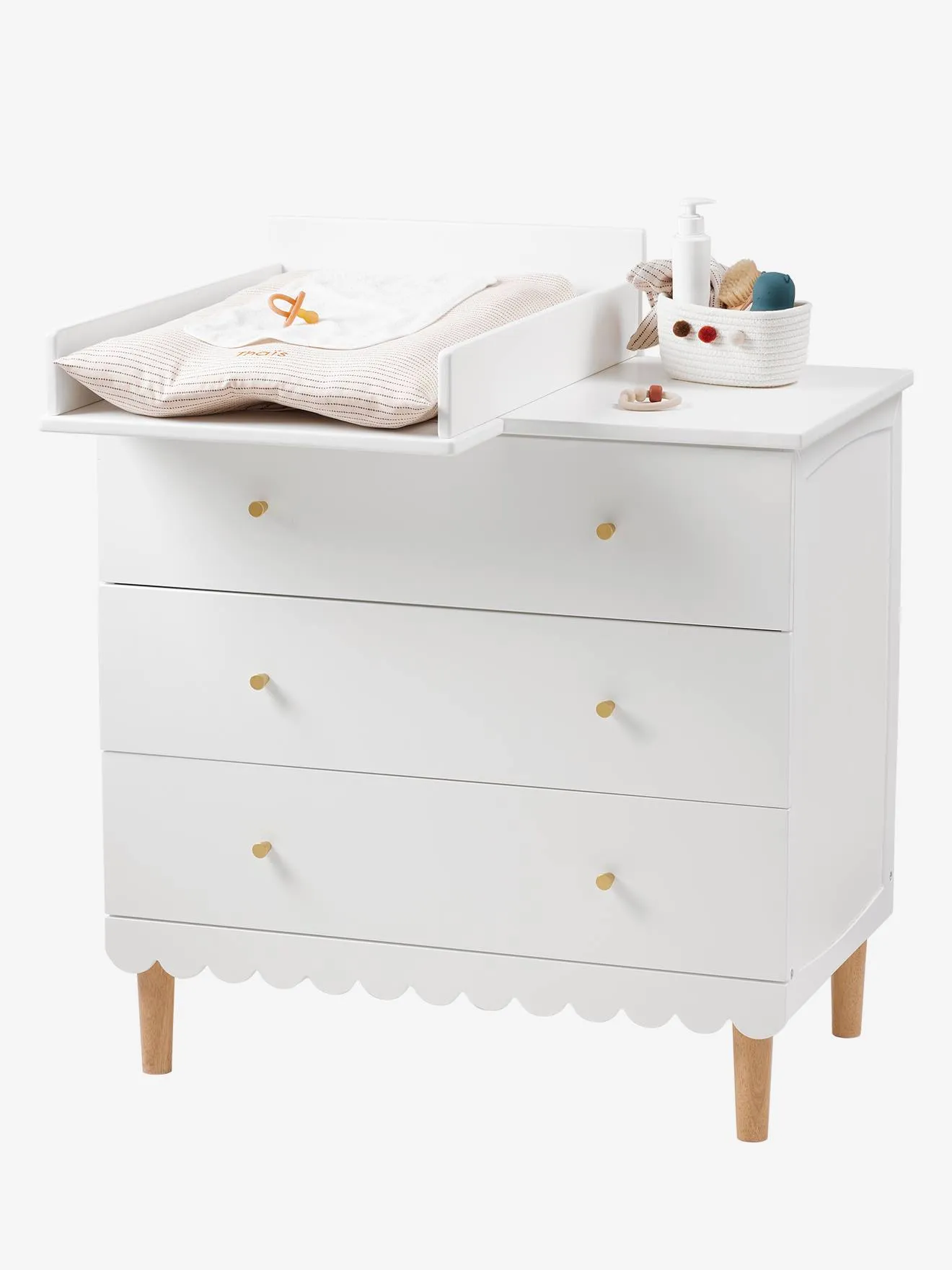 Commode LIGNE FESTON blanc - Vertbaudet