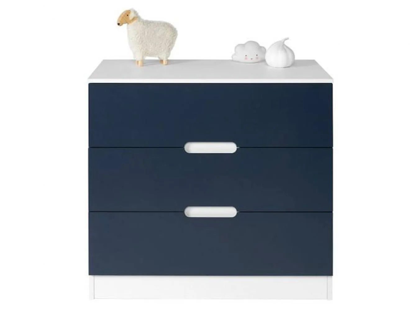 Commode Opus - Blanc & Bleu nuit bleu - Chambrekids