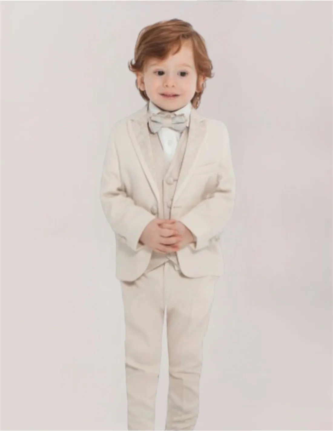 Costume Bébé Mariage - Costume Bébé Garçon Beige TAILLE 6 Mois