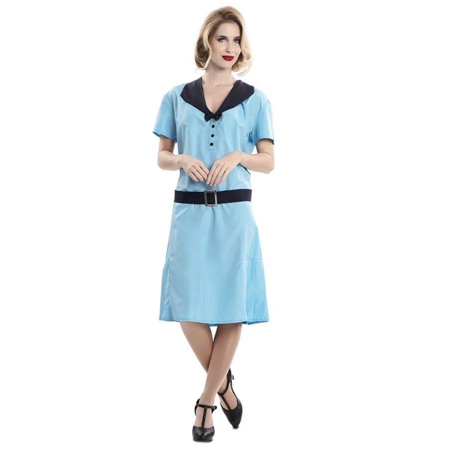 Costume de demoiselle du téléphone