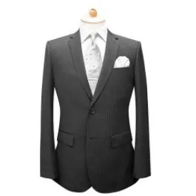 Costume sur mesure pour homme rayures fines - blend laine 50%