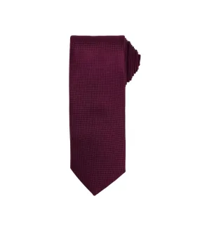 Cravate homme taille unique aubergine Premier