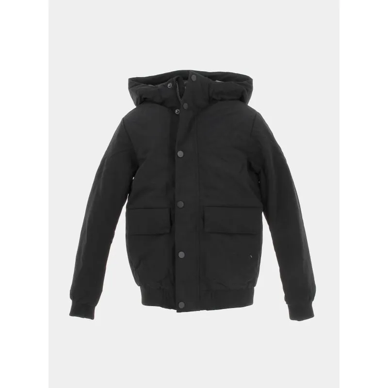 Doudoune hero puffer noir kaki garçon - Jack & Jones | wimod