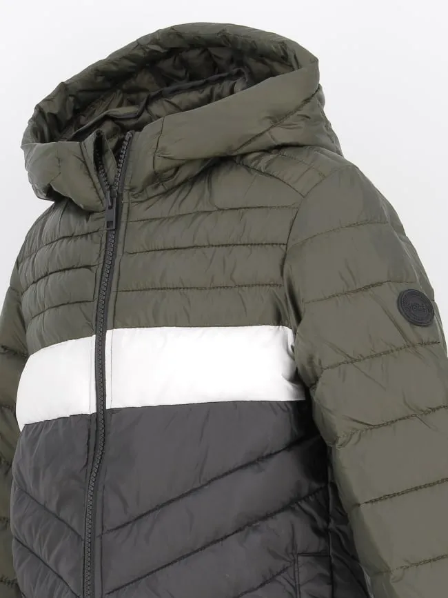 Doudoune hero puffer noir kaki garçon - Jack & Jones | wimod