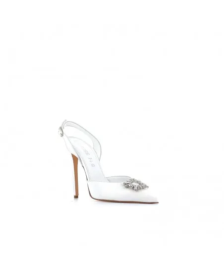 ESCARPIN MILLA CUIR BLANC