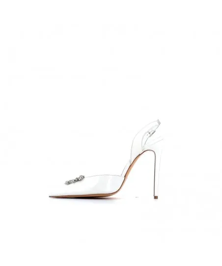 ESCARPIN MILLA CUIR BLANC