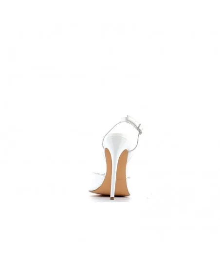 ESCARPIN MILLA CUIR BLANC