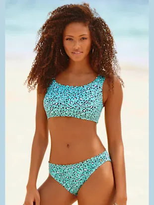 Haut de bikini bustier bordure cocotte tendance