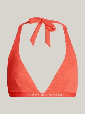 Haut de bikini triangle fixe logo ton sur ton | RED | Tommy Hilfiger