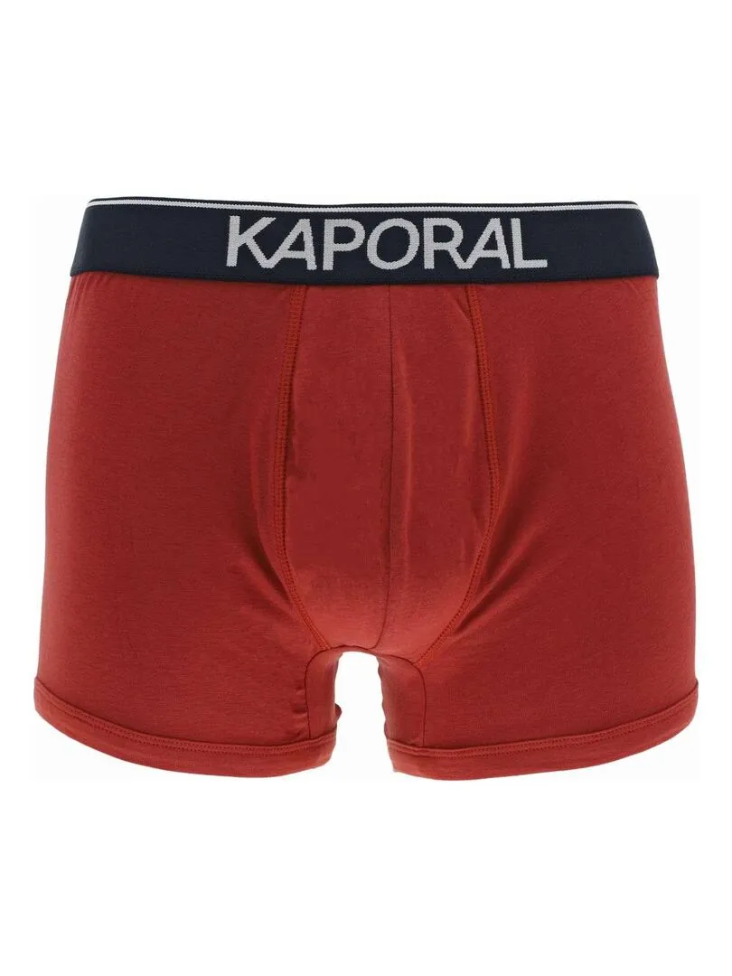 KAPORAL - Boxers coton, lot de 3 - Multicolore