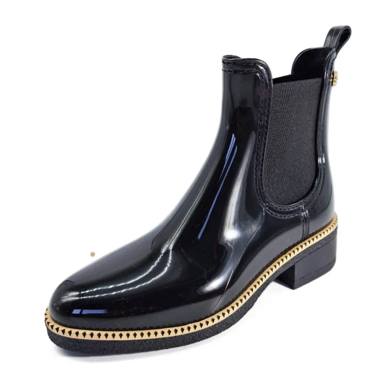 La bottine de pluie PVC noire - Lemon Jelly - Scarpe