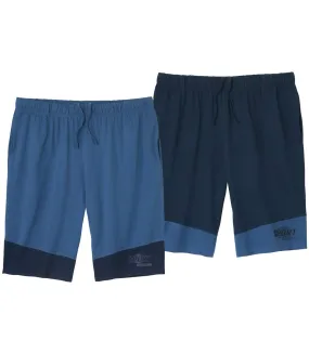 Lot de 2 Bermudas Coton Running 