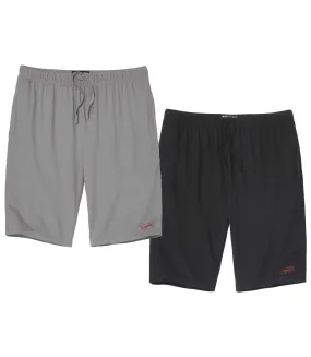 Lot de 2 Bermudas Jersey Active Sport 