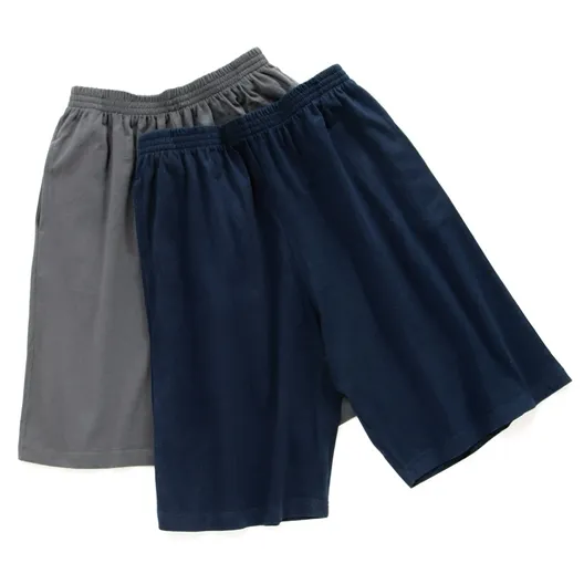 Lot de 2 bermudas Marine + gris