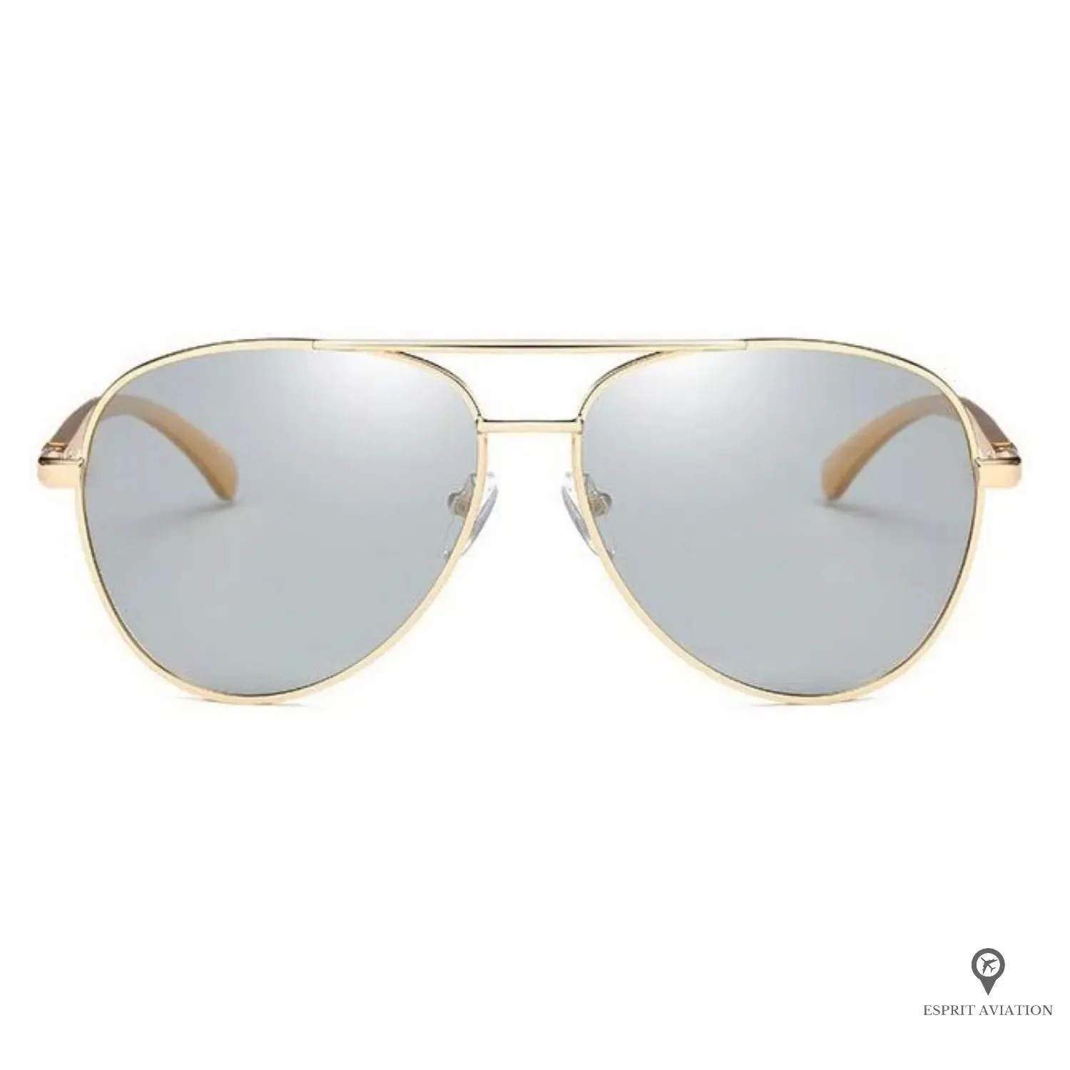 Lunette Aviateur Homme Gold