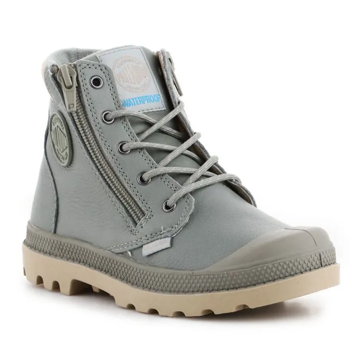 Palladium Pampa Hi Cuff Wp K 53476-344-M chaussures gris