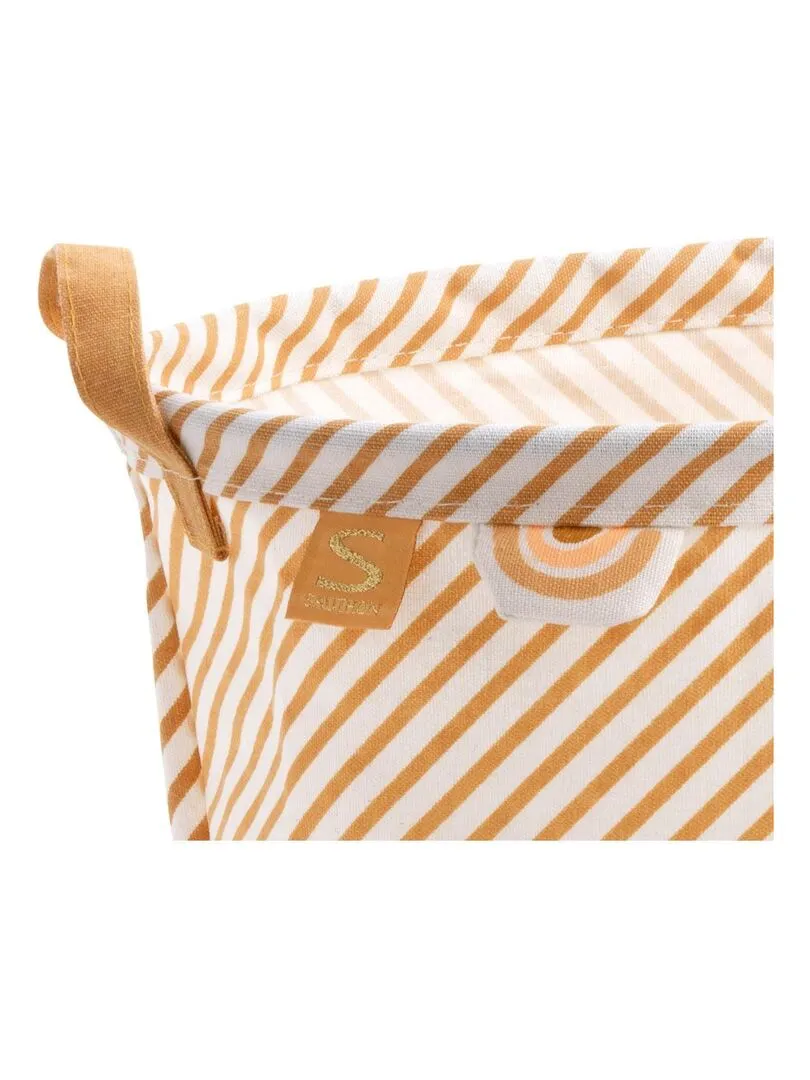 Panière de rangement en tissu - SAUTHON - Orange