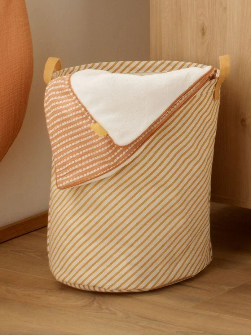 Panière de rangement en tissu - SAUTHON - Orange